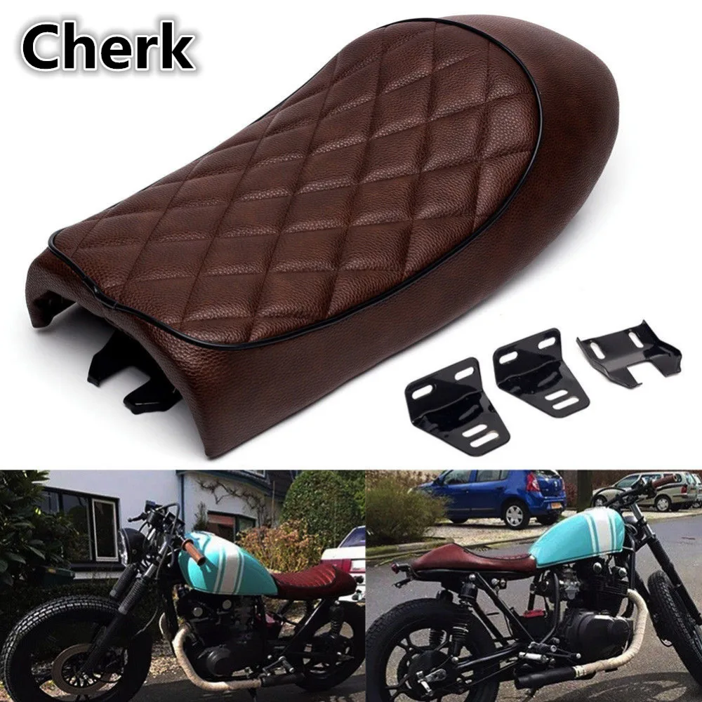 

Винтажное сиденье для мотоцикла, ретро-сиденье для гонщика GN CB350 CB400 CB500 CB750 SR400 XJ XS