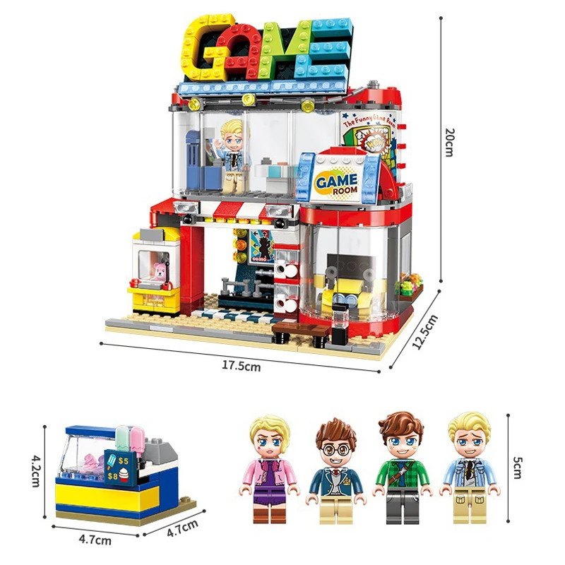 461 шт детские строительные блоки игрушки Совместимые с городом Legoingly Friends city серии