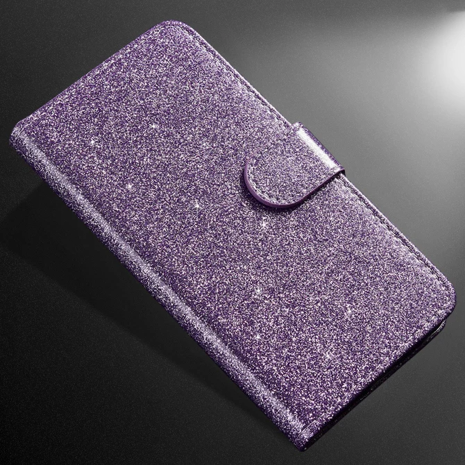 Purple ZOKTEEC Высокое качество Горячая Распродажа Модный сверкающий чехол для HOMTOM S16 HT7 HT17 HT27 HT30 HT37 Чехол-книжка с бумажником - Цвет: Purple
