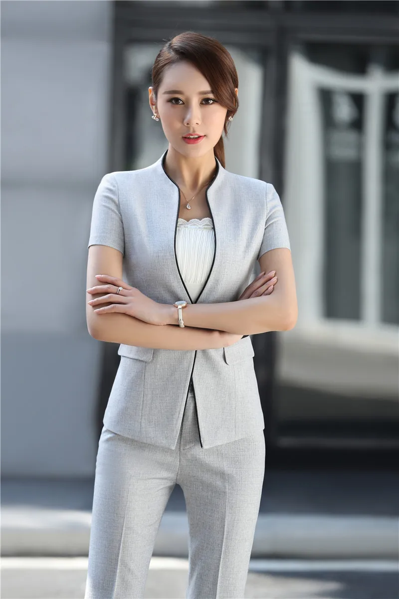 С коротким рукавом летнее строгое платье OL Стиль женские куртки блейзеры женский