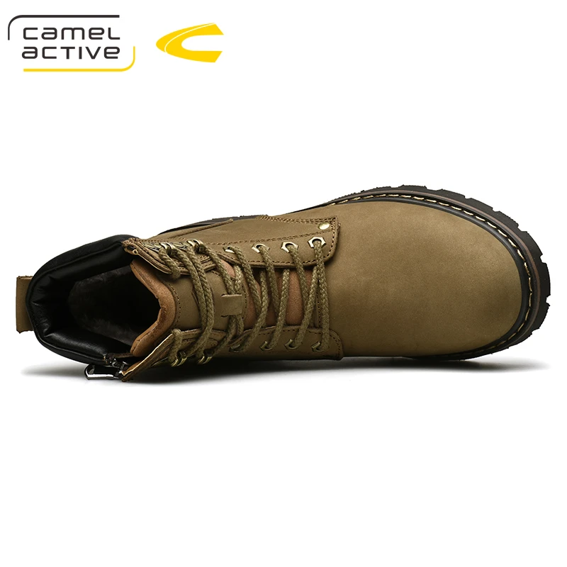 Мужские походные ботинки Camel Active натуральная кожа водонепроницаемая