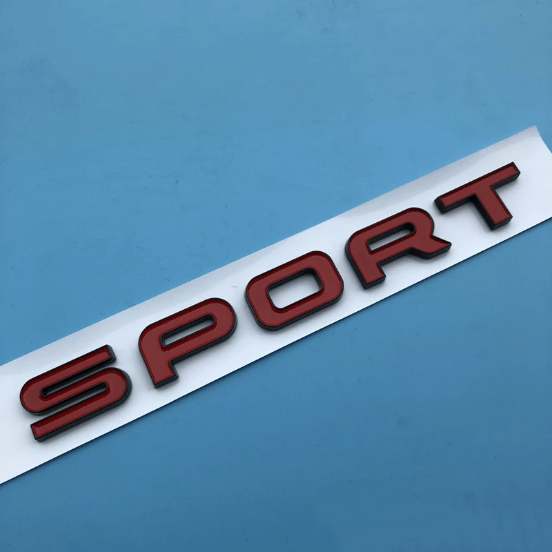 Глянцевые черные красные спортивные буквы автобиография Ultimate Edition бар SV эмблема