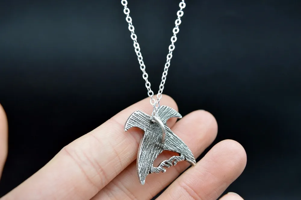 10 шт. женская подвеска в виде птицы 43 + 5 см|bird necklace|necklaces for womenraven pendant |