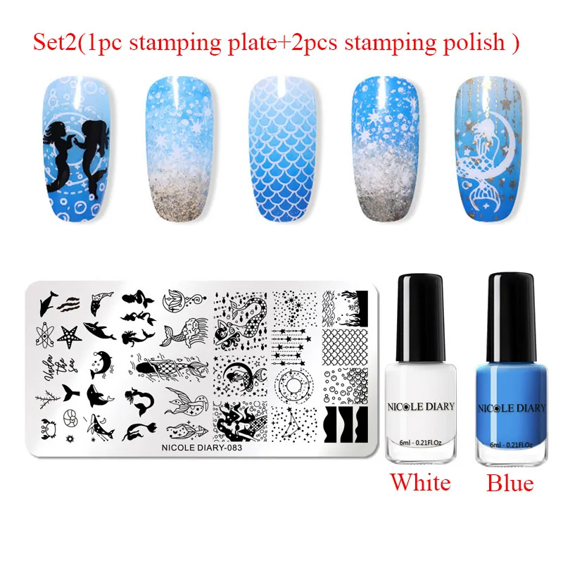 Set 8 NICOLE дневник ногтей штамповки пластины прозрачный желе штамп скребок цветок лист пластина с изображениями для нейл-арта штамповки Лаки - Цвет: Set 8