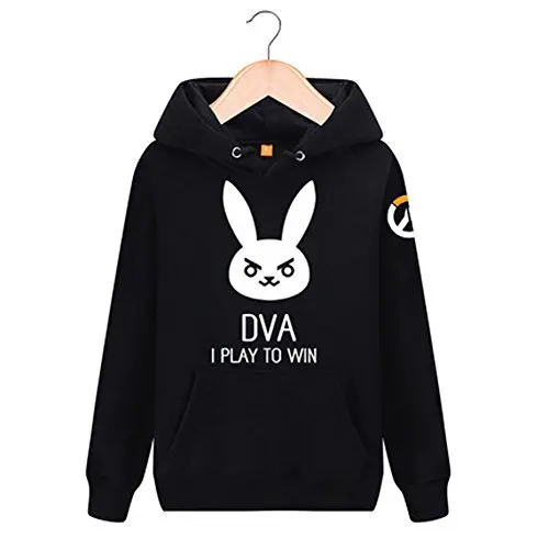 Яйца dva толстовки d. VA я играю чтобы выиграть Толстовка прекрасная печать унисекс