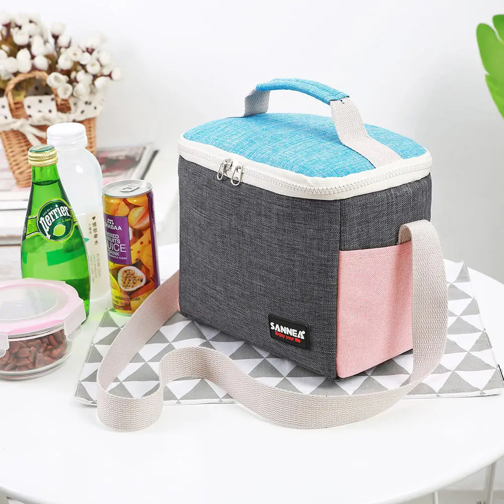 Cooler 2 SANNE 5L кулер сумка термоизолированная Водонепроницаемая полиэстер Оксфорд утолщенная изолирующая сумка портативный плечевой ремень PEVA внутренняя - Цвет: Cooler 2