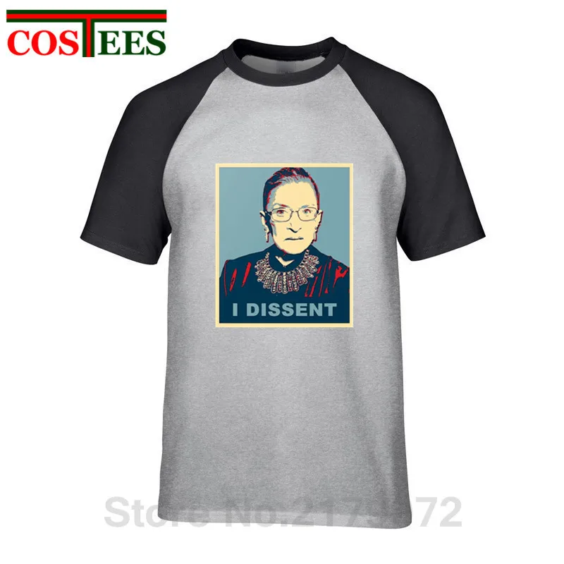 Женская и мужская футболка Ruth Bader Винтажная с надписью homme I Dissent camiseta одежда для