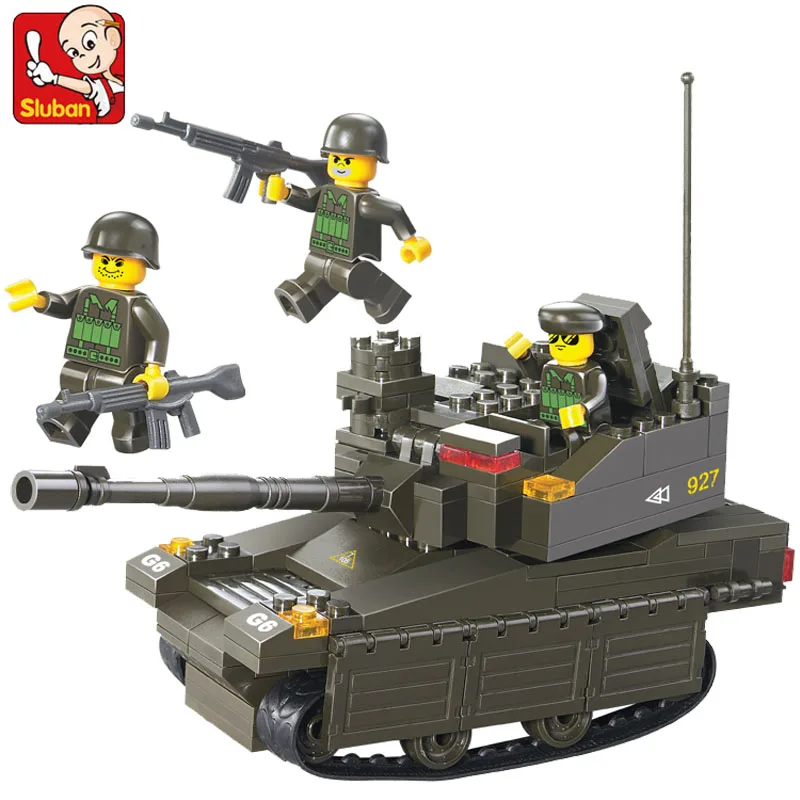 Армейские строительные блоки военные Вторая мировая война классические