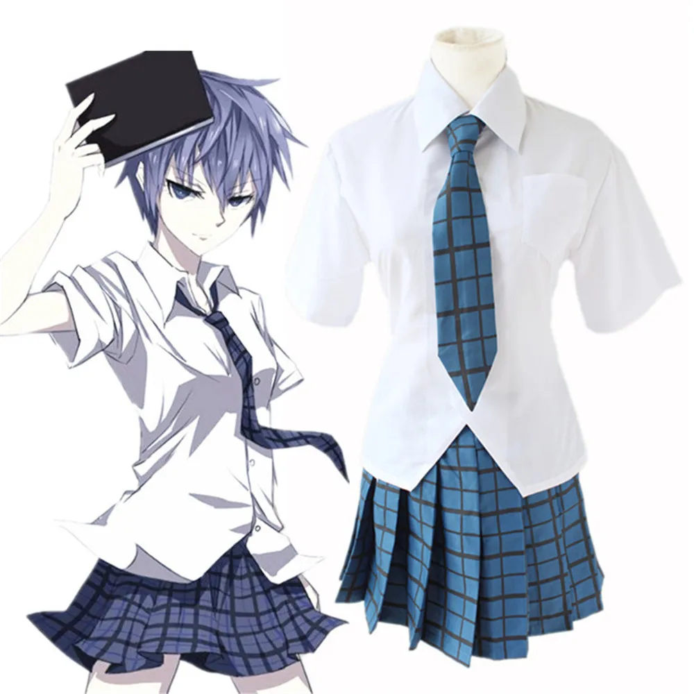 Аниме Akuma no Riddle одежда для косплея Azuma Tokaku костюмы девочек школьная форма Топы +