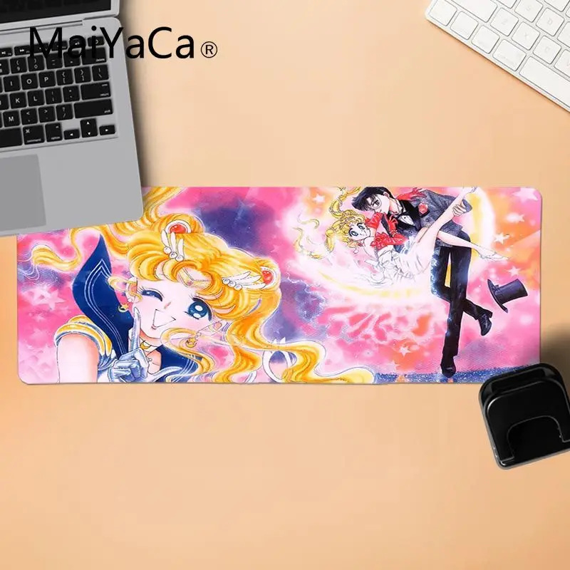 

MaiYaCa Your Own Mats Cartoon Sailor Moon Comfort Mouse Mat Gaming Mousepad Durable Rubber Mouse Mat Pad