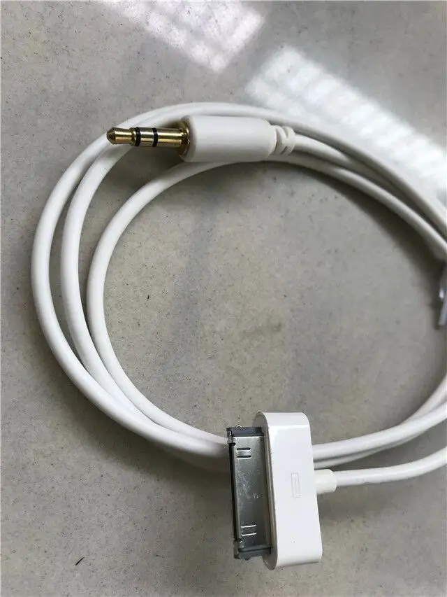 3 5 мм штекер до 30 pin aux аудио кабель для Apple iPhone 4 4s 3g S 3g/ipad 2|Кабели MP3/MP4-плееров| |