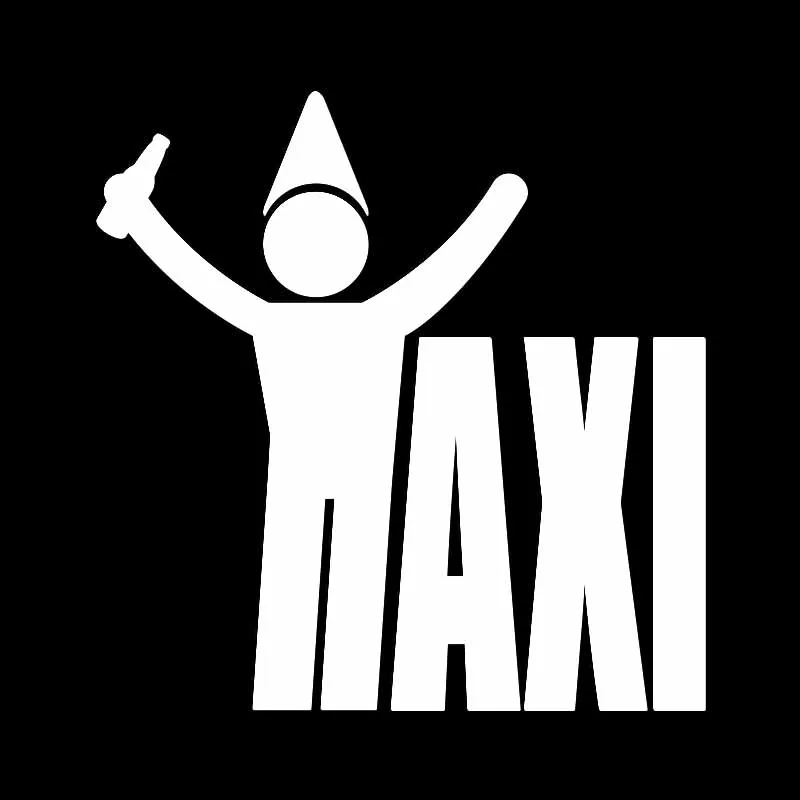 Автомобильная наклейка YJZT 12 9 см * 13 2 Виниловая для вызова такси в воде цвет
