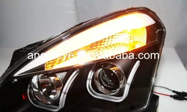 Для Nissan Qashqai фара 2008-2012 год U Стиль светодиодный передний фонарь LD
