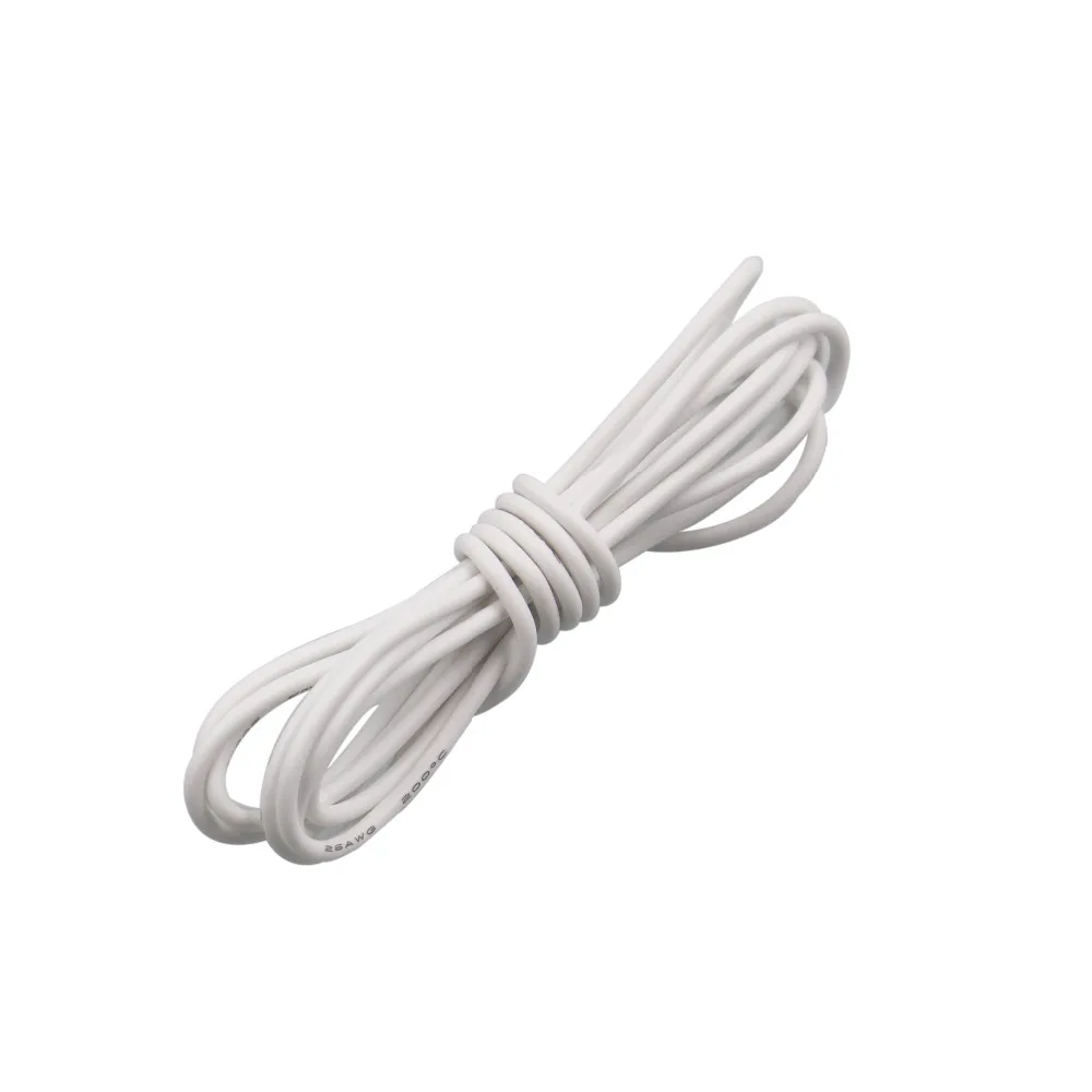 Гибкий силиконовый провод 1 метр 3 28 футов 24awg медный из луженой меди и
