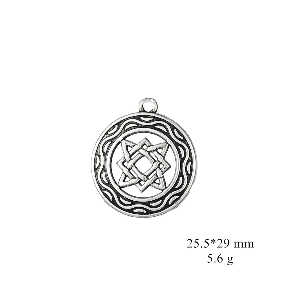 Женские Подвески в виде звезды славянского готического коловрата антикварные