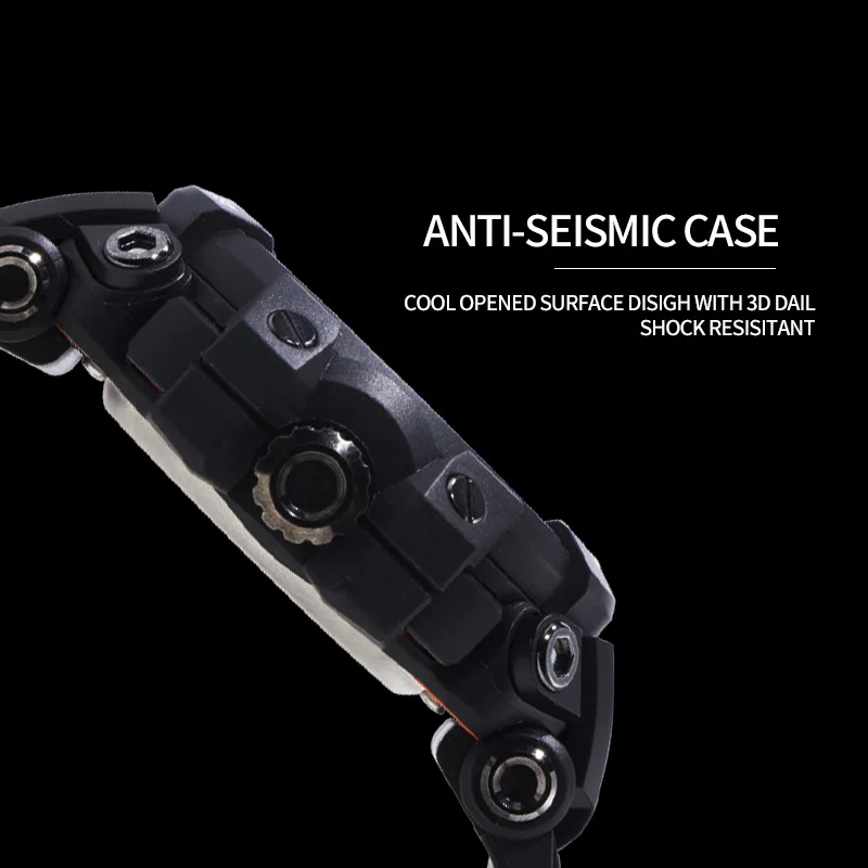 Часы SMAEL Мужские Цифровые кварцевые с хронографом спортивные водонепроницаемые