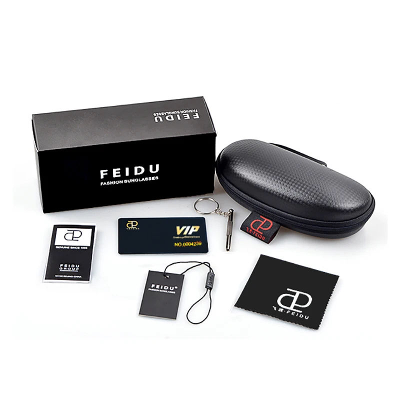 Женские круглые солнцезащитные очки FEIDU в стиле ретро брендовые дизайнерские