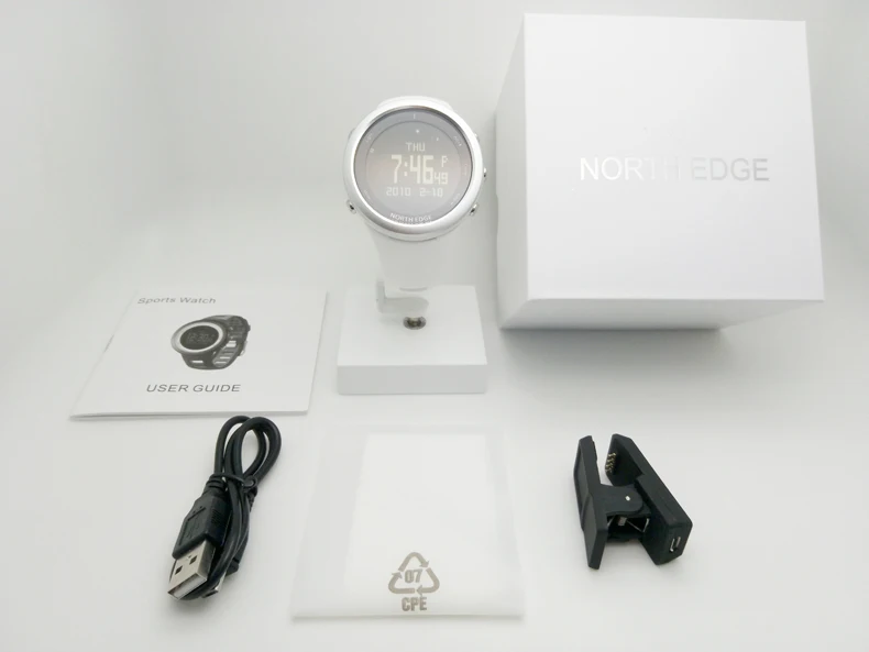 NORTHEDGE цифровые часы женские спортивные умные альтиметр барометр термометр