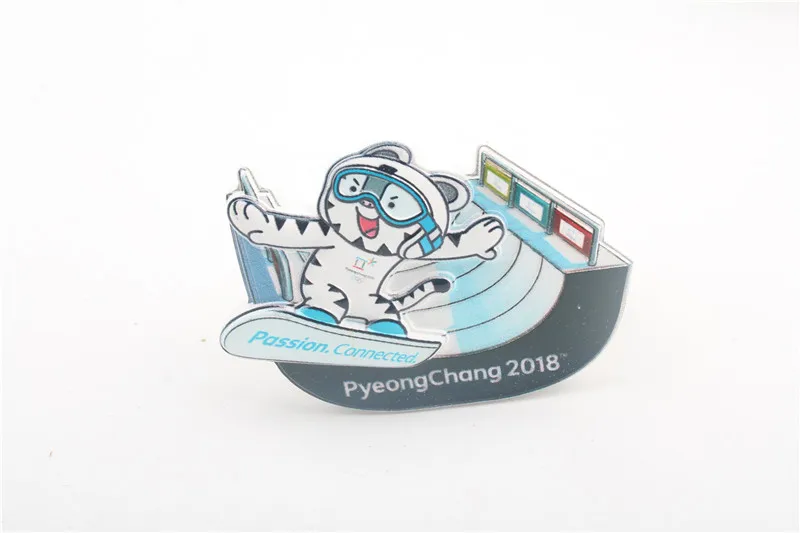 12 шт. милый 3D Тигр разные спортивные игры смолы магнит на холодильник Pyeong Chang Корея Путешествия сувенир