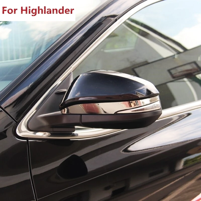 Новая крышка зеркала боковой двери для Toyota high Lander Kluger XU50 2014 2015 ABS Chrome | Автомобили и