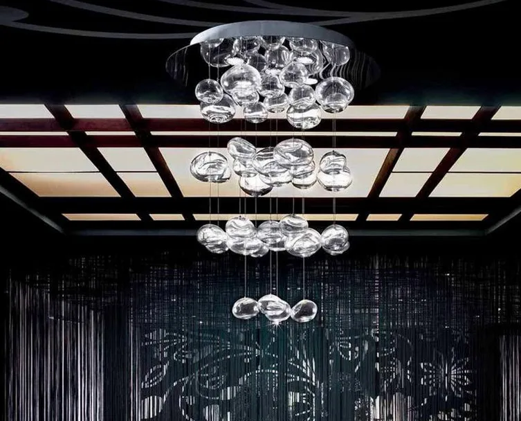 Подвесная люстра из муранского стекла лампа современные светильники для