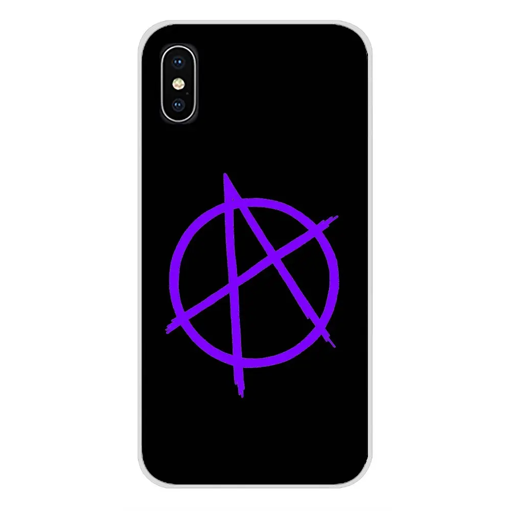 Для Motorola Moto X4 E4 E5 G5 G5S G6 Z Z2 Z3 G3 G2 C Play Plus amazing Anarchy Symbol A logo Аксессуары чехлы для