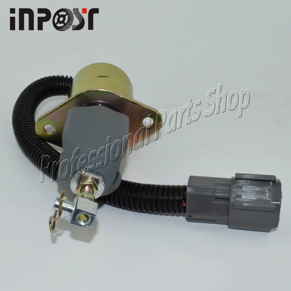 12V 1751ES-12A3UC12B1S SA-4673-S соленоид для остановки топлива экскаватора Hyundai | Автомобили и