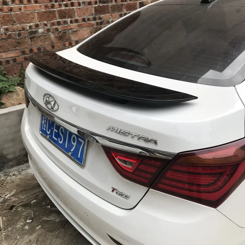 Для Hyundai Elantra спойлер 2010 2017 автомобиль украшение в виде хвостового крыла ABS