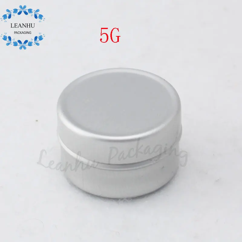 

Серебристая алюминиевая банка, 5 г многоразовый домашнего изготовления твердая мазь, контейнер для упаковки крема для рук, контейнер для уп...