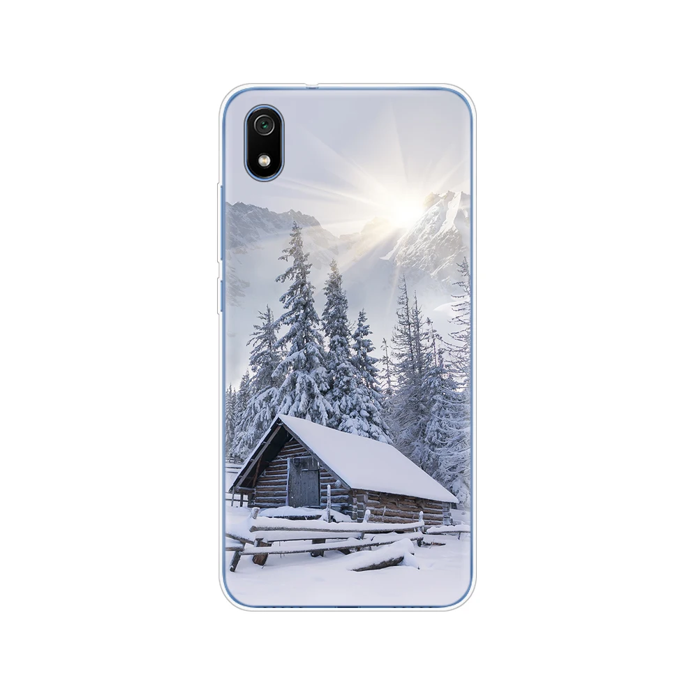 Чехол для xiaomi redmi 7a чехол coque oft tpu задняя силиконовая крышка для redmi 7 a бампер hongmi 7a copas кожа Ударопрочный fundas - Цвет: 10646