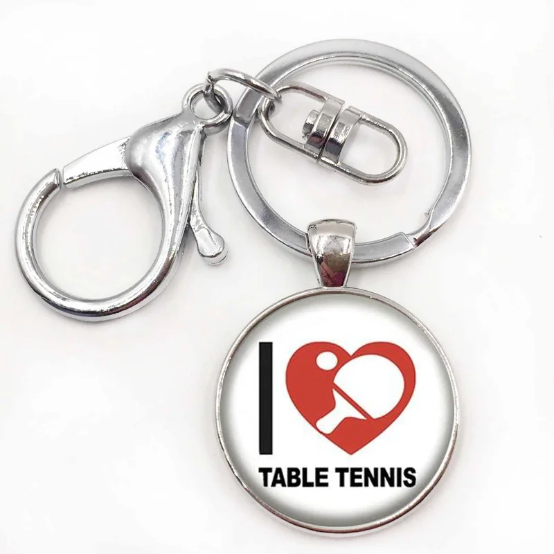Брендовый художественный брелок для настольного тенниса и пинг понга винтажная