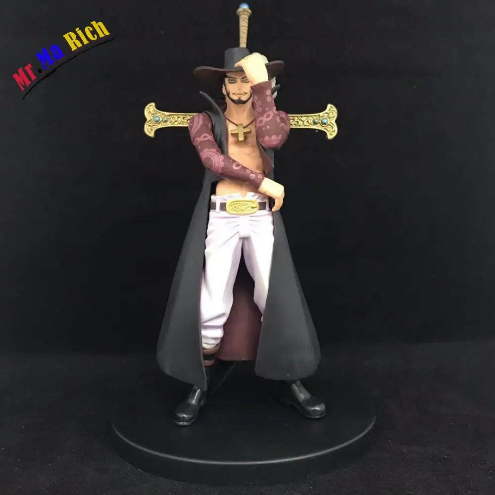 19 см одна штука Dracule Mihawk мультфильм аниме фигурку ПВХ игрушки Коллекционные