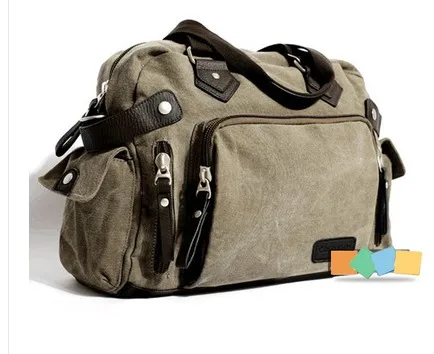 khaki women bag Высокое качество холщовые женские Tota сумки новые модные сумки через плечо винтажные женские ручные сумки большие сумки-мессенджеры - Цвет: khaki women bag