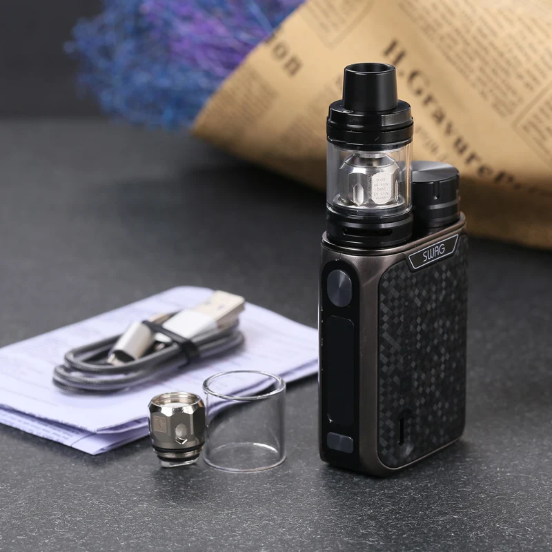 Оригинальный Vaporesso SWAG комплект электронных сигарет с 80 Вт коробка мод 3 5 мл/2 мл NRG
