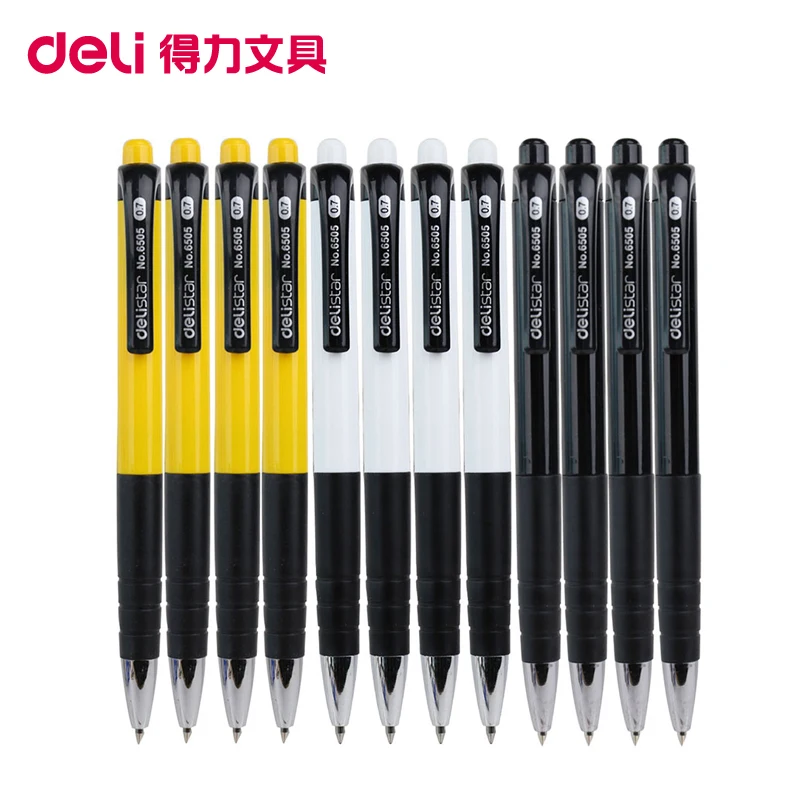 Шариковая ручка BOKU DELI 6505 36 шт. 0 7 мм синяя шариковая | Канцтовары для офиса и дома