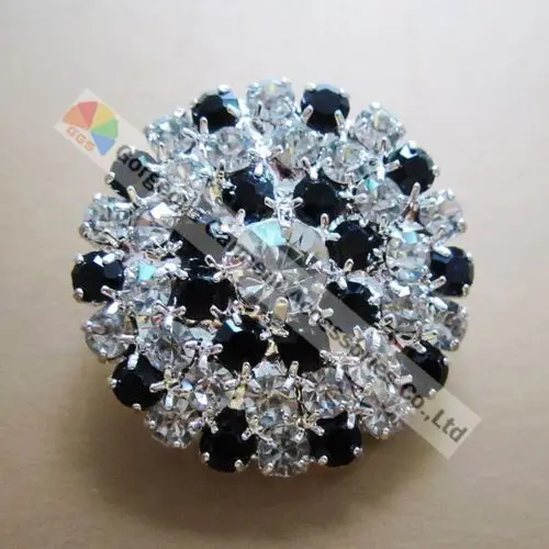 20 шт 25 мм Чешский горный хрусталь Кнопка хрустальные кольца с кристаллом Монтана