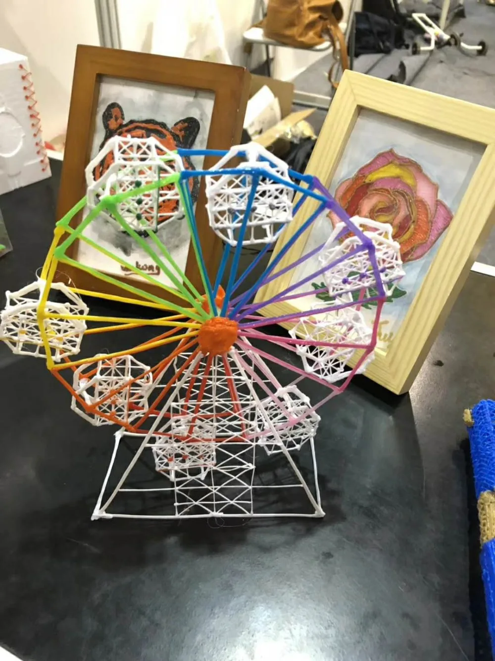 QCREATE 3D печатная ручка низкотемпературная 3D Ручка ЖК-дисплей с регулируемой температурой нагрева 8 скоростей добавить 100 м нити