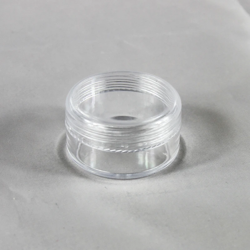 100pcs 10g 10ml Clear Cosmetic Empty Container Jar Pot Eyeshadow Makeup Cream Lip Balm Refillable Bottles Plastic Mini bottle | Красота и