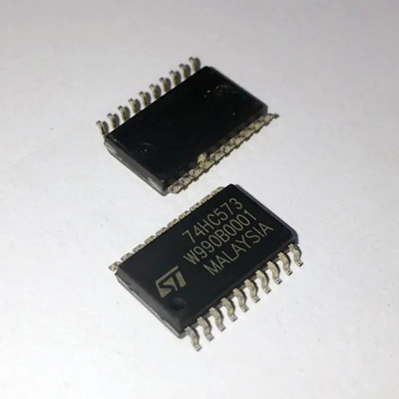 

50pcs 74HC573 74HC573D SOP20 wide body 7.2 MM D type locking chip