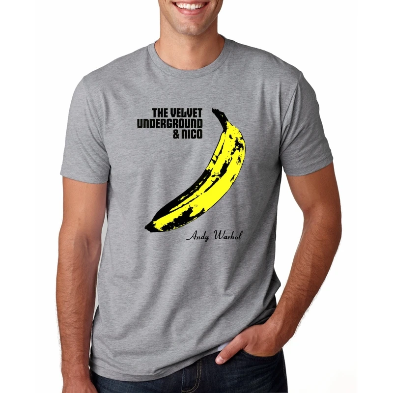 The Velvet Underground для мужчин футболка модный принт футболка с рисунком хлопковые футболкикоттоновые футболки и топы для девочек, детские комплекты мужские забавная футболка, с длинным рукавом; брендовые Топы