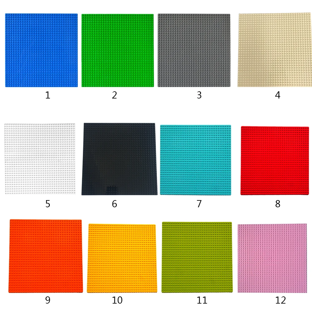 Классические базовые пластмассовые кирпичи опорные плиты DIY Детские сборные