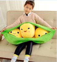 huge lovely plush peas pillow stuffed green peas toy gift doll about 90cm