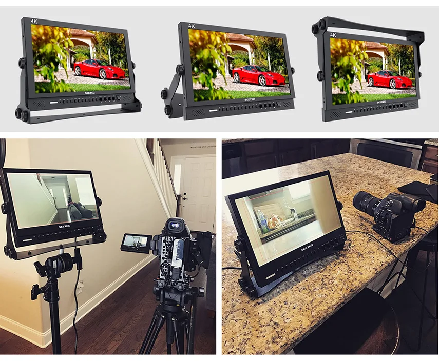 SEETEC P173-9HSD 17,3 дюймов Pro широковещательный монитор 4 K HD 1920x1080 алюминиевый дизайн ЖК настольный монитор с 3g SDI HDMI AV YpbPr