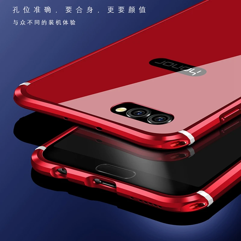 Pouzdro Honor 9 алюминиевый металлический чехол для huawei 8 V9 V10 Nova 2S роскошный зеркальный