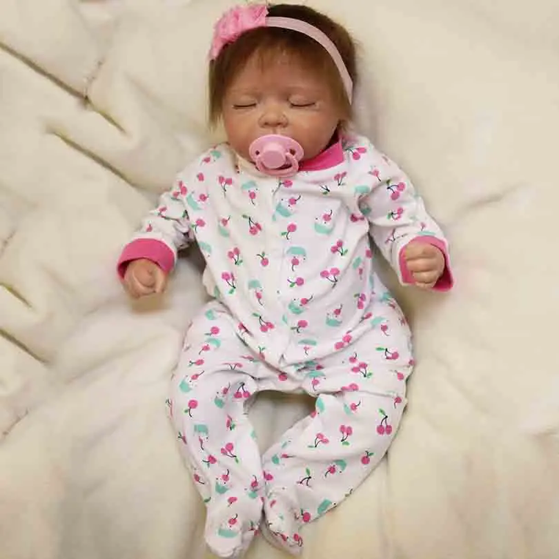Сопроводительная игрушка для сна куклы малышей 50 см силиконовые модные милые Reborn