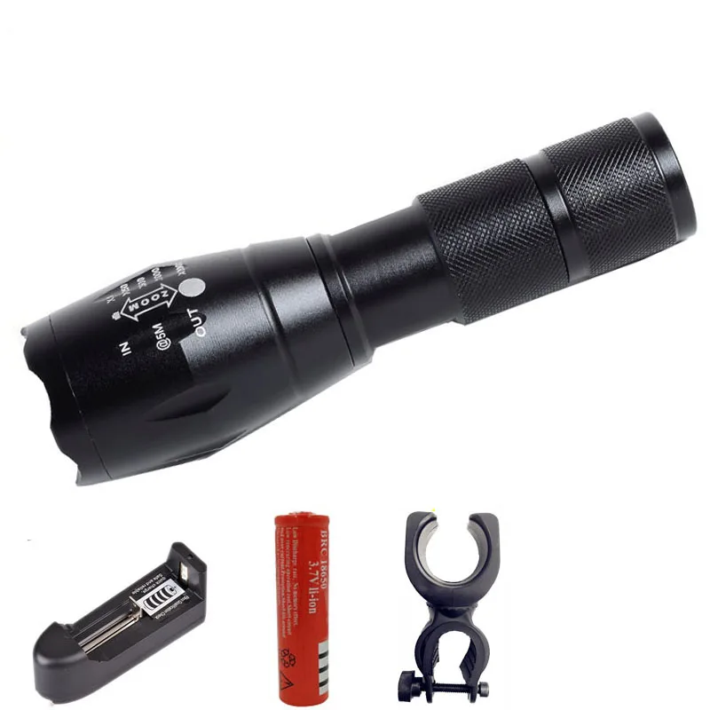 Option B Litwod Z20A100 XMLQ5 светодиодный флэш-светильник желтый светильник фонарь алюминиевый водонепроницаемый зум светодиодный портативный светильник для кемпинга охоты - Испускаемый цвет: Option B