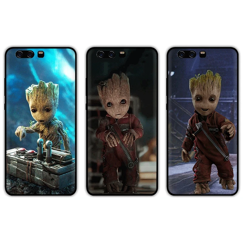 Стражи Галактики Мягкий ТПУ силиконовый телефон чехол для Huawei P8 P9 P10 P20 P30 Pro Lite Mini P Smart