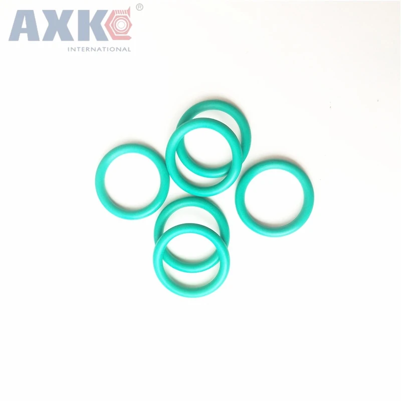 AXK 50 шт 7 5 мм * 3 2 Viton уплотнительное кольцо dichtung зеленая Прокладка части