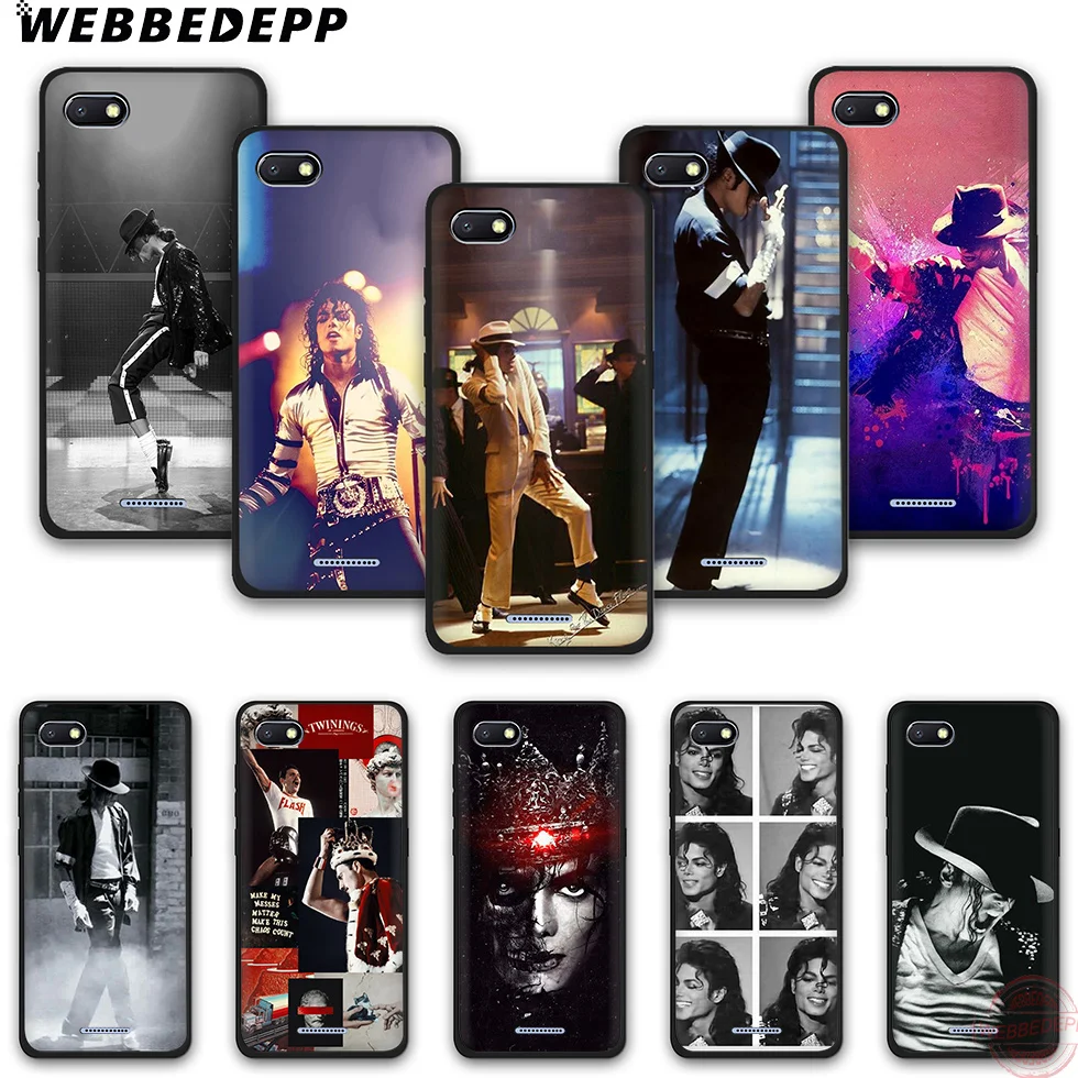 WEBBEDEPP в стиле Майкла Джексона TPU чехол для телефона чехол-накладка Redmi Note 6Pro 7Pro 4A 4X 5
