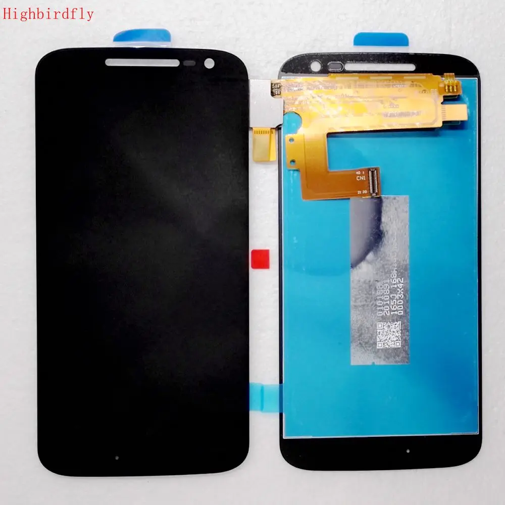 Для Motorola Moto g4 Xt1620 XT1621 Xt1622 Xt1625 Xt1626 ЖК экран + Сенсорное стекло дигитайзер рамка в